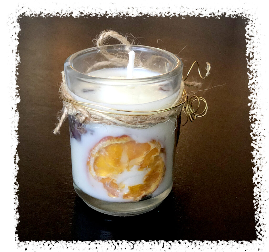 Candle DIY from Eco-friendly bow