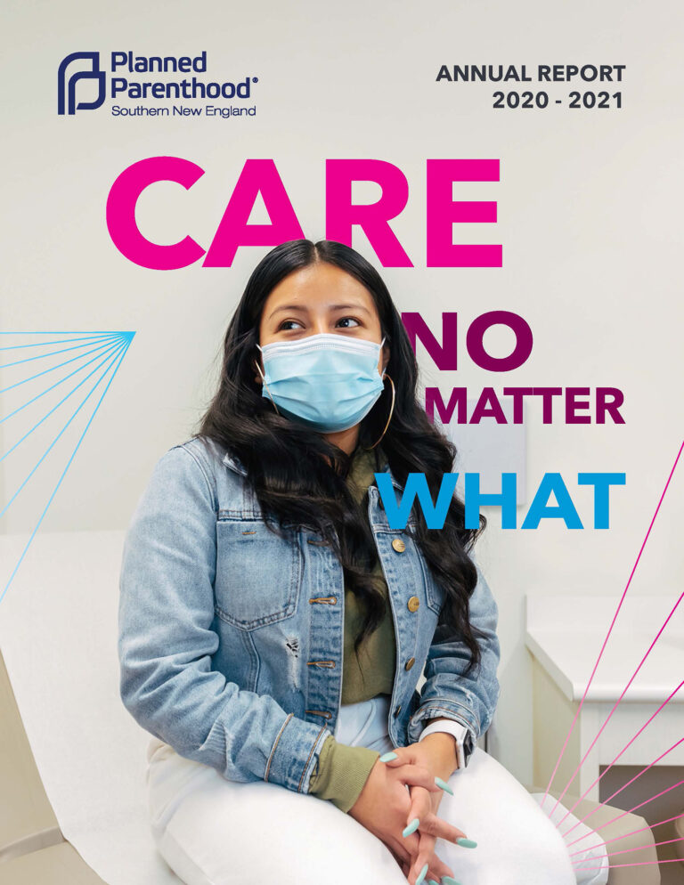 Planned Parenthood Southern New England Annual Report 2020-2021 - Cover